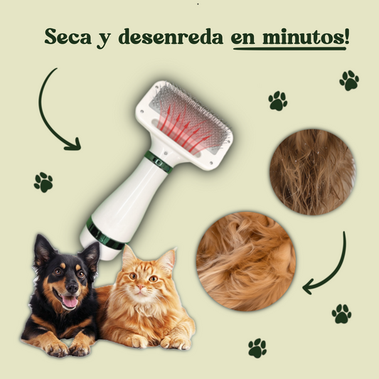 Secador amigable para tu mascota 2 en 1