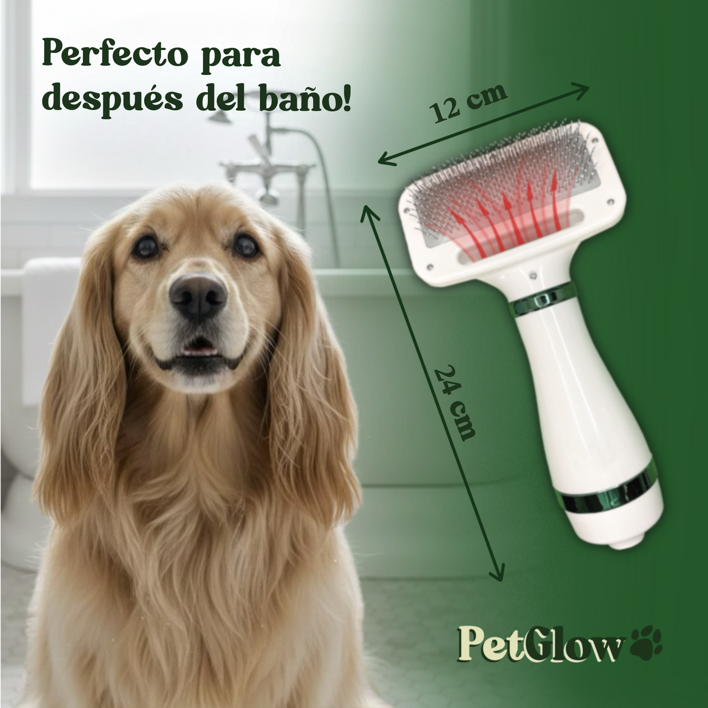 Secador amigable para tu mascota 2 en 1